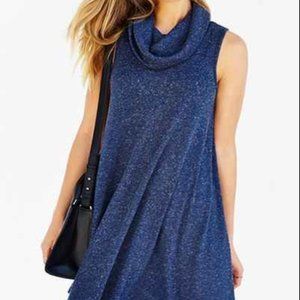 BDG Navy Cowl Neck Dress